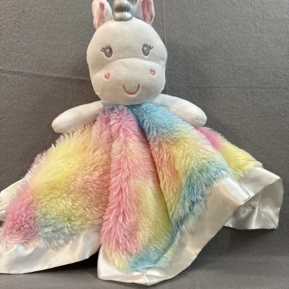 Baby Starters Unicorn Lovey Blanket Rainbow Tie Dye Soft Plush
